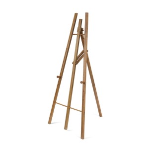 Chevalet en bois clair pour tableaux noirs