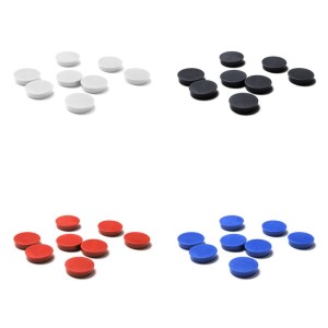 Set de 8 aimants de 20 mm pour tableau magnétique effaçable à sec