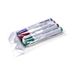 Set de 4 marqueurs pour tableaux effaçables à sec