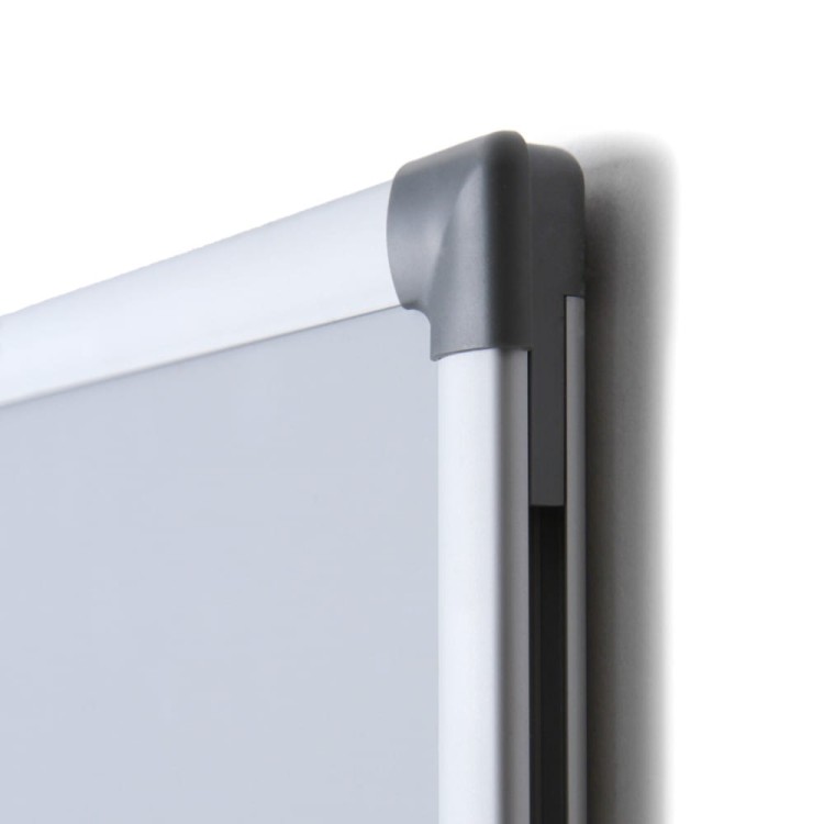 Plastikowa nakładka - Magnetyczna tablica suchościeralna SCRITTO® Economy 200 x 100 cm tablica suchościeralna magnetyczna do urzędu szkoły biura do pisania markerem pisakiem flamastrem suchościeralnym