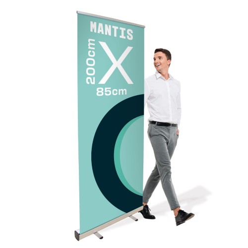 Rollup Mantis 85 x 200 cm stojak reklamowy rozwijany z opcją wydruku