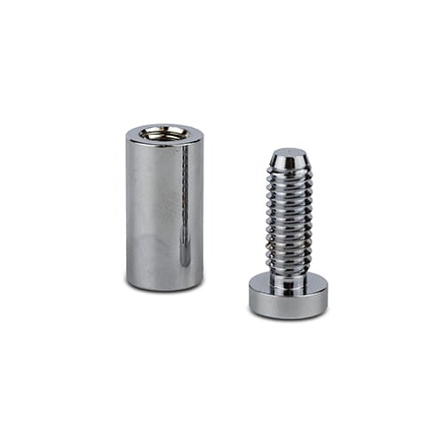 Dystans montażowy 13mm Ø Mosiądz Chrom 13x19