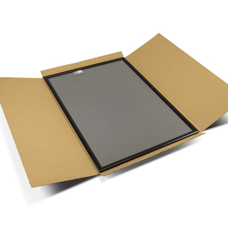 Ramka plakatowa OWZ A3 (42 x 29 cm) aluminiowa czarna z prostym narożnikiem rama ramka plakatowa OWZ ścienna na plakat na zdjęcia profil 25 mm