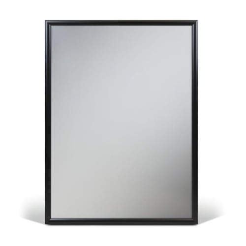 Ramka plakatowa OWZ A4 (29 x 21 cm) aluminiowa czarna z prostym narożnikiem rama ramka plakatowa OWZ ścienna na plakat na zdjęcia profil 25 mm