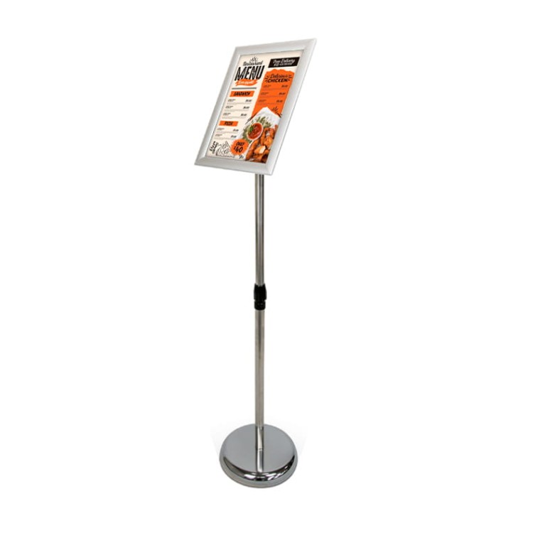 Stojak na menu A3 regulowany stojak prezenter na kartę menu stojak informacyjny prezentacyjny z ramką A3 do restauracji gastronomii do hotelu stojak na plakat Menu Board