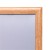 Ramka zatrzaskowa A1 (59,4 x 84,1 cm) aluminiowa w kolorze drewna z ostrym narożnikiem rama ramka plakatowa OWZ ścienna na plakat na zdjęcia profil 25 mm