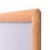 Ramka zatrzaskowa A0 (84,1 x 118,9 cm) aluminiowa w kolorze drewna z ostrym narożnikiem rama ramka plakatowa OWZ ścienna na plakat na zdjęcia profil 25 mm