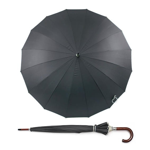 Parasol EVITA 16 panelowy czarny