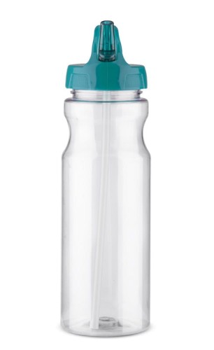 Bidon ze słomką TRANCE 700 ml błękitny