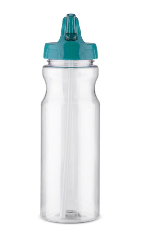 Bidon ze słomką TRANCE 700 ml błękitny