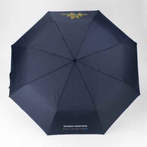 Worek na sznurkach z parasolem RAINY granatowy