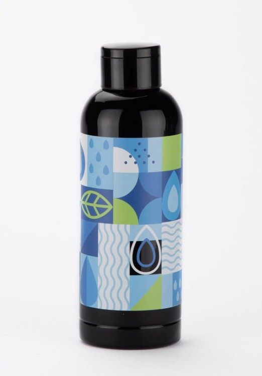 Butelka termiczna z termometrem CELIKA 500 ml czarny