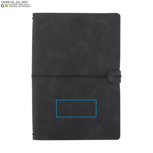 Notes RETRO A5 czarny