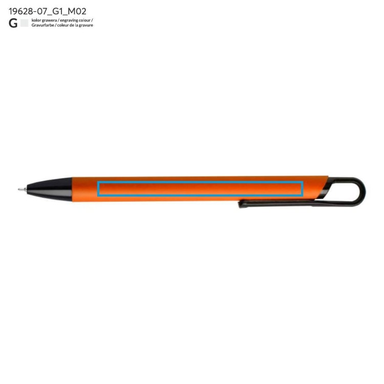 Długopis SOFI pomarańczowy