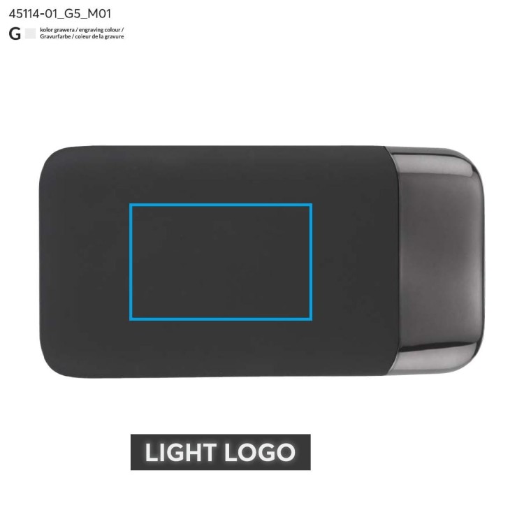 Power bank MING 8000 mAh biały