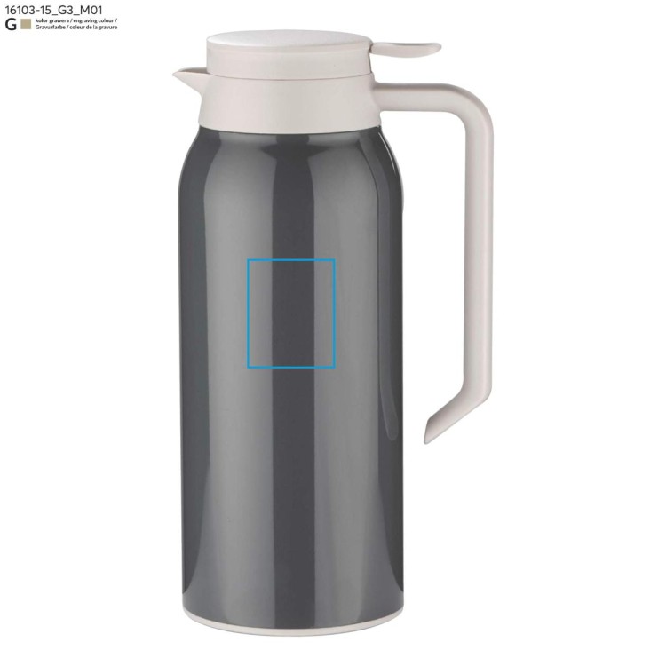 Dzbanek termiczny POTTI 1300 ml grafitowy