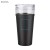 Kubek szklany GLATT 428 ml czarny