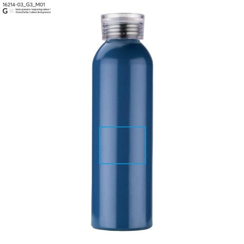 Butelka aluminiowa ALLUMI 650 ml niebieski