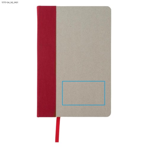 Notes KLAPP A5 czerwony