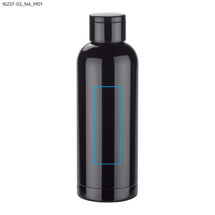 Butelka termiczna z termometrem CELIKA 500 ml czarny