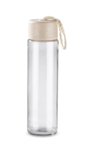 Butelka szklana SKINNY 350 ml beżowy (naturalny)