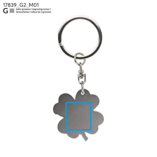 Brelok LUCK srebrny