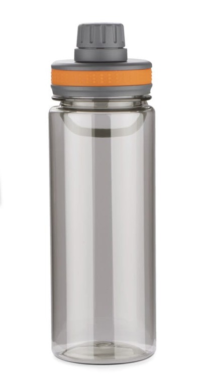 Bidon GREY 700 ml popielaty (szary) z logo