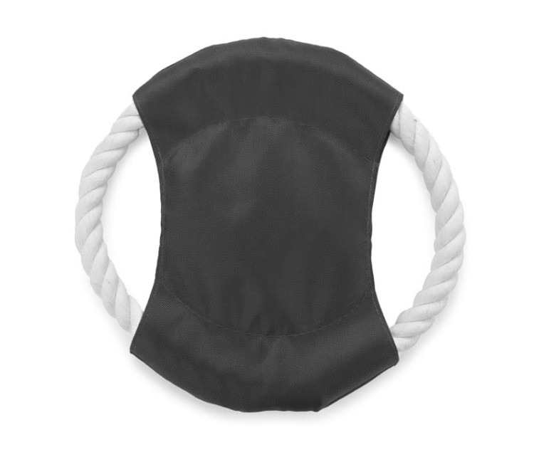Frisbee dla psa RINGO czarny z logo