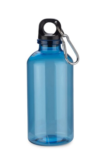 Butelka rPET TINKA 400 ml niebieski z logo
