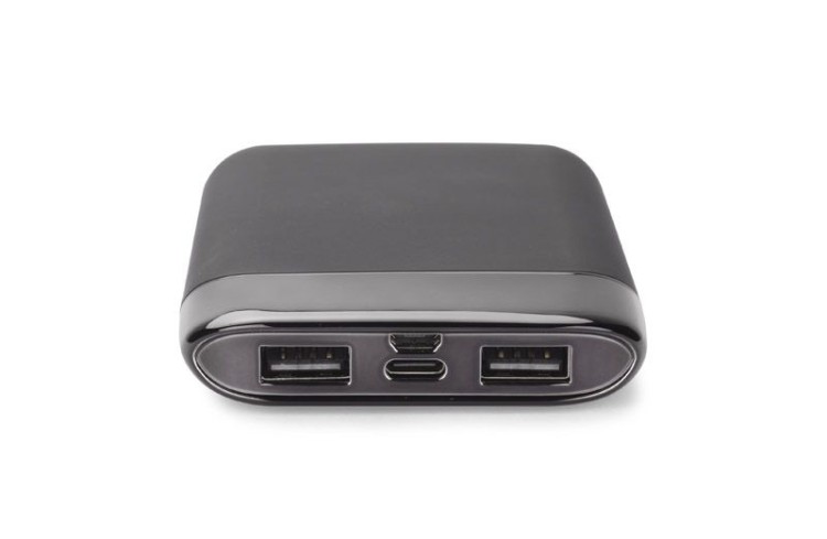 Power bank MING 8000 mAh USB-C czerwony z logo