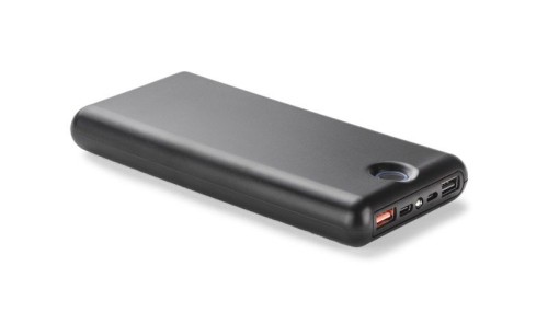 Power bank SIEMPRE 20000 mAh czarny z logo