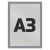 Ramka magnetyczna A3 Economy jednostronna srebrna ramka informacyjna magnetyczna ramka informacyjna reklamowa na plakat