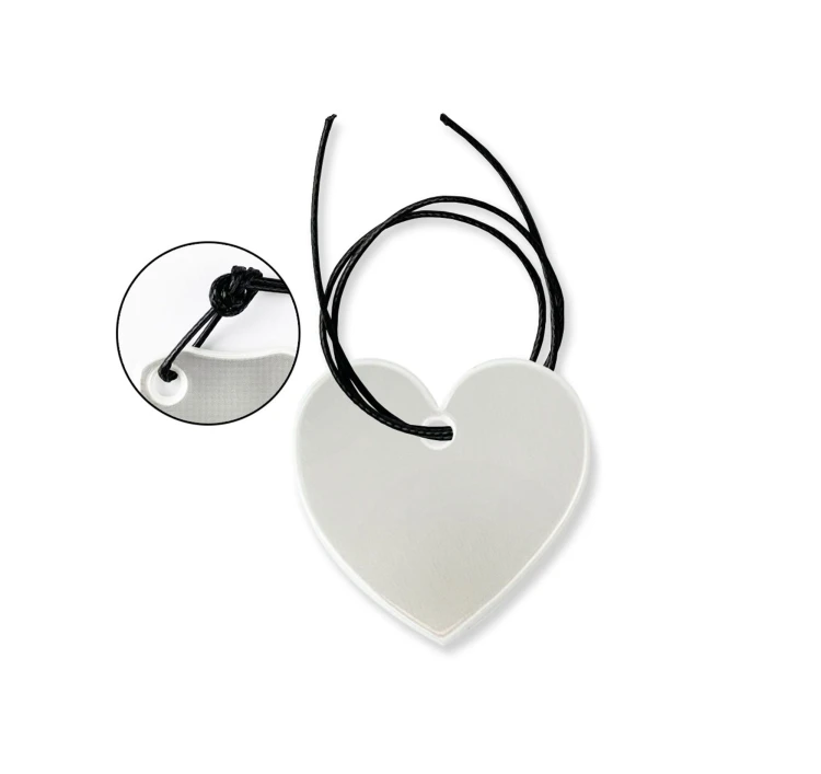 Zawieszka REF-HEART srebrny z logo