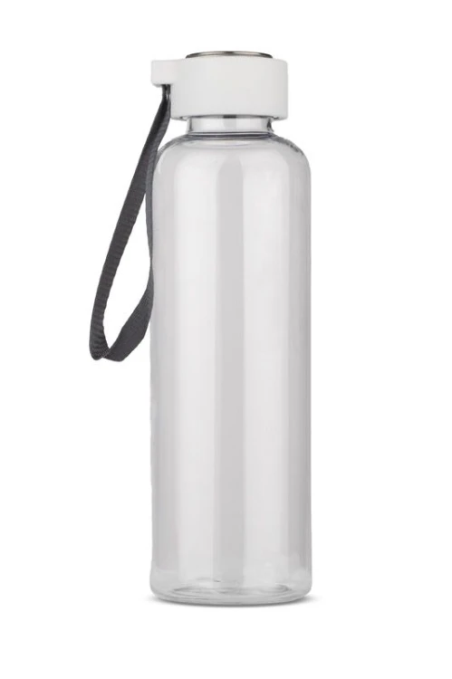 Butelka CLEAR 500 ml biały z logo