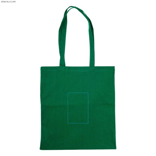 Torba bawełniana GRIS 140 g zielony z logo
