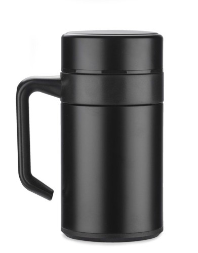 Kubek termiczny BOSSKI 400 ml czarny z logo