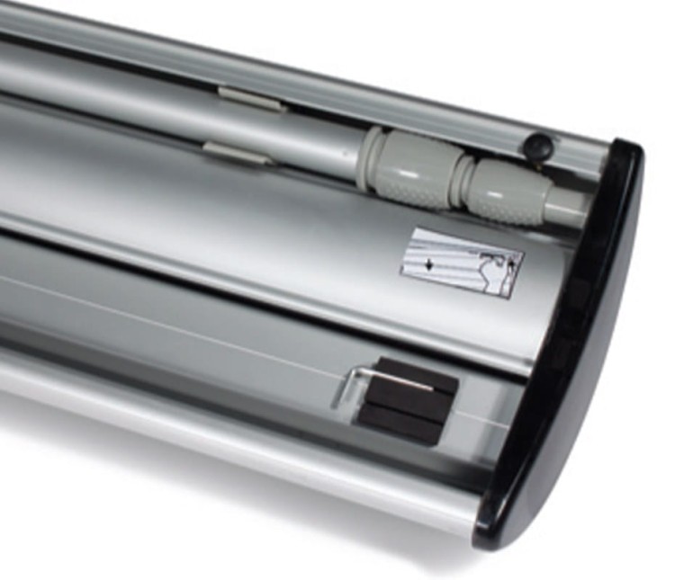 Kaseta - Rollup Barracuda 200 x 200 cm stojak reklamowy rozwijany z opcją wydruku