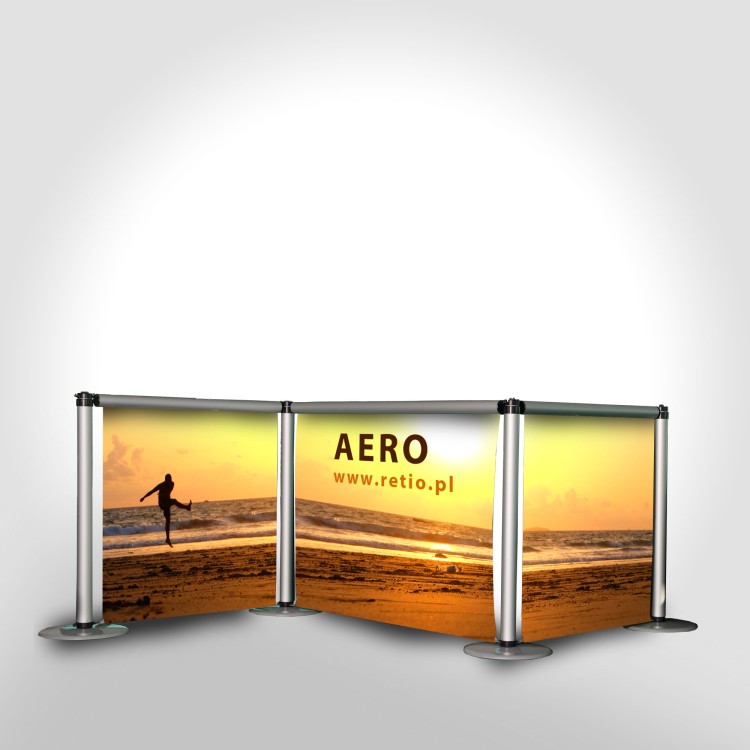 Ścianka reklamowa AERO zestaw modułowy