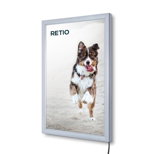 Ramka LED podświetlana PLED Economy A3 (29,7 x 42,0 cm) rama na plakat zdjęcia obraz zatrzaskowa OWZ podświetlana rama plakatowa wysokiej jakości