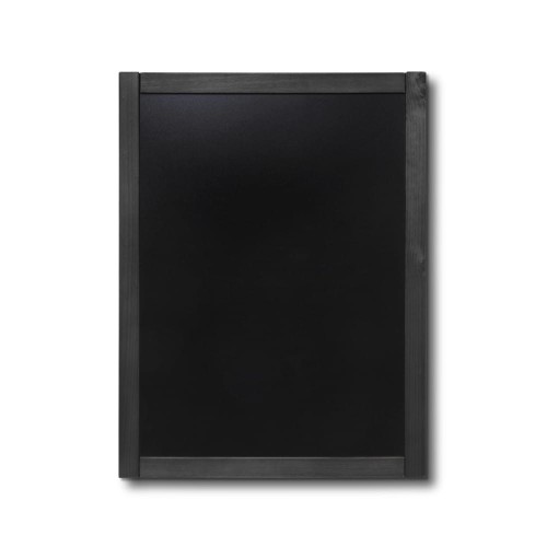 Tablica kredowa NATURA Classic Czarna 60 x 80 cm drewniana tabliczka kredowa z czarną powierzchnią do pisania markerami kredowymi
