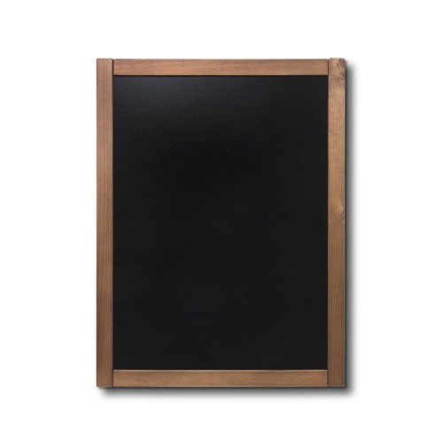 Tablica kredowa NATURA Classic Jasno brązowa 60 x 80 cm drewniana tabliczka kredowa z czarną powierzchnią do pisania markerami kredowymi