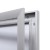 Detal - Gablota magnetyczna SCS 12xA4 88x92 cm zamykana na kluczyk do użytku wewnętrznego gablota wewnętrzna i zewnętrznego gablota ogłoszeniowa gablota informacyjna tablica ogłoszeń tablica informacyjna