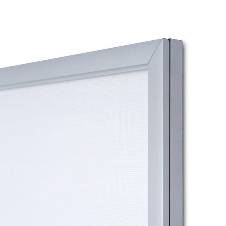 Detal - Ramka LED podświetlana PLED Economy A2 (42,0 x 59,4 cm) rama na plakat zdjęcia obraz zatrzaskowa OWZ podświetlana rama plakatowa wysokiej jakości