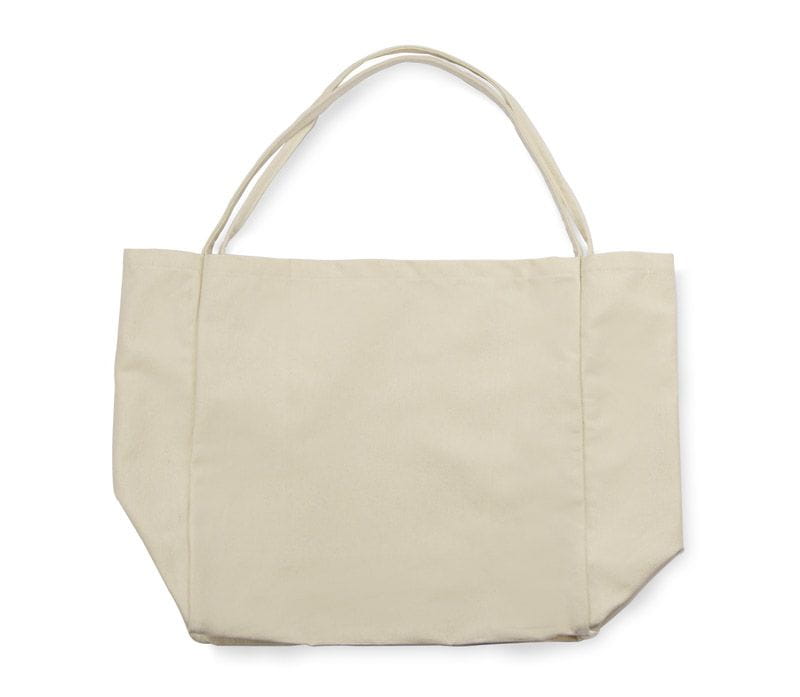 Torba bawełniana LARO 340 g beżowy (naturalny) z logo