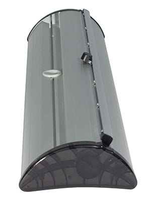 Case - Barracuda Roll-up  150 x 200 cm roll-up advertising stand with a print