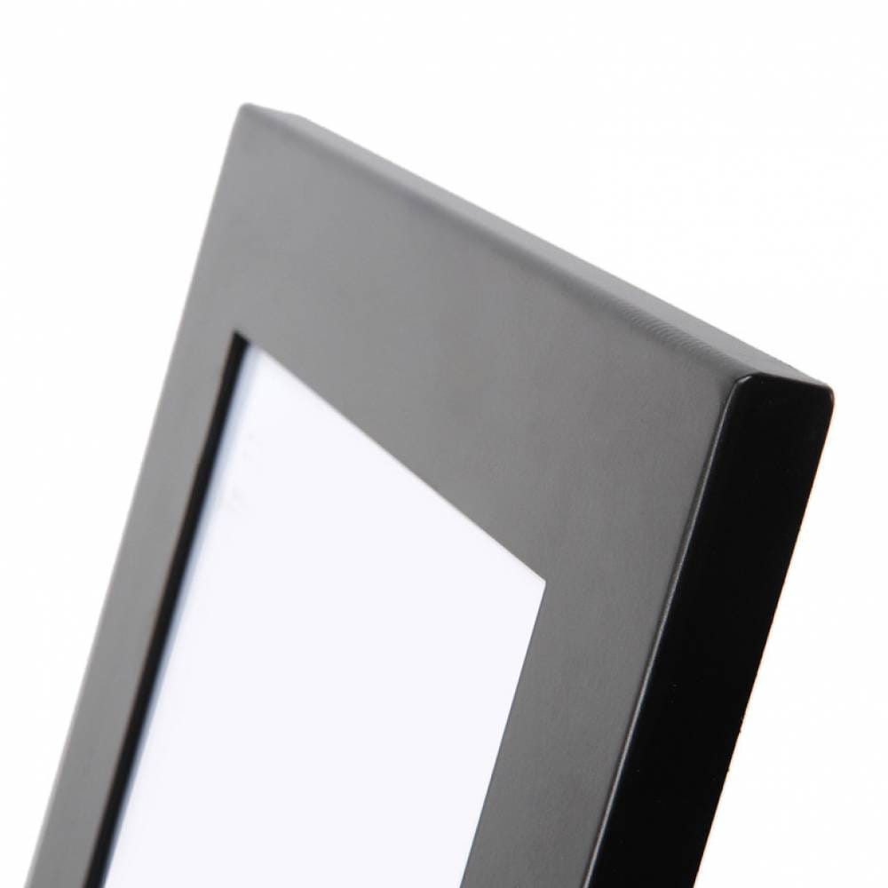 Présentoir pour flyers avec poche magnétique pour affiche A4 noir présentoir informatif pour flyers présentoir pour catalogues avec cadre A4 présentoir d'exposition avec espace pour affiche pour kiosque pour le secteur retail pour hôtel