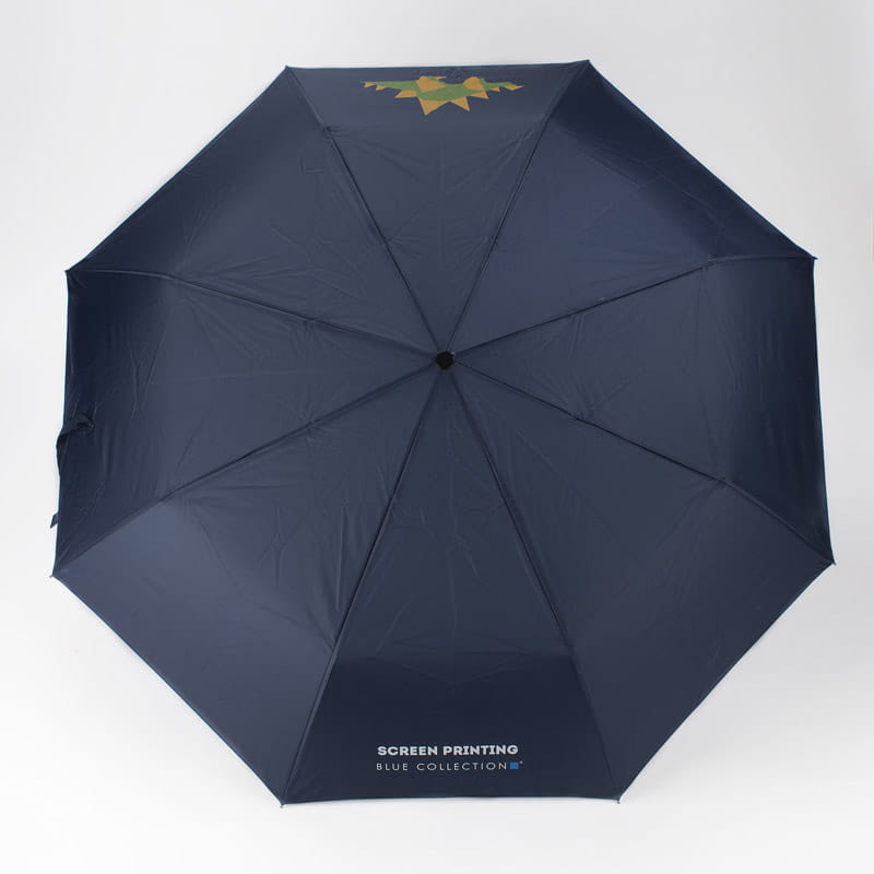 Worek na sznurkach z parasolem RAINY granatowy