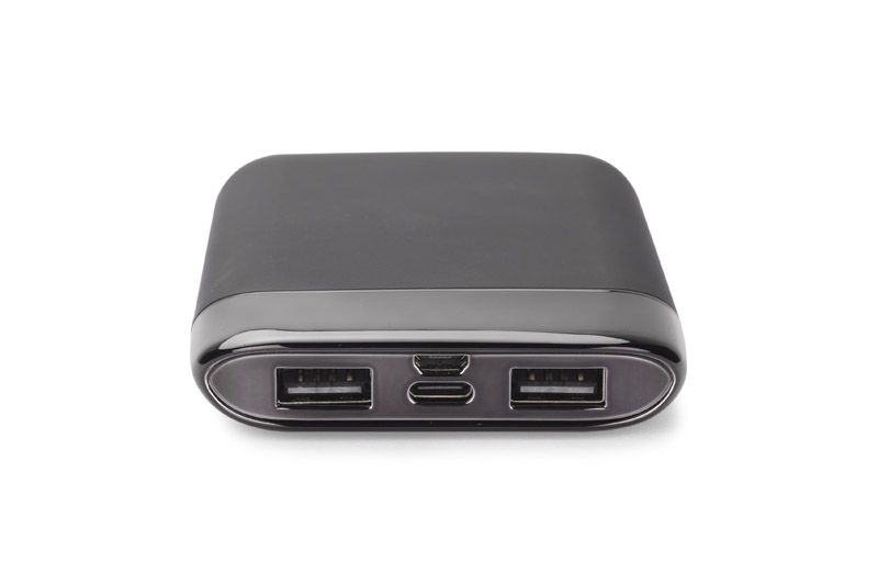 Power bank MING 8000 mAh USB-C biały z logo