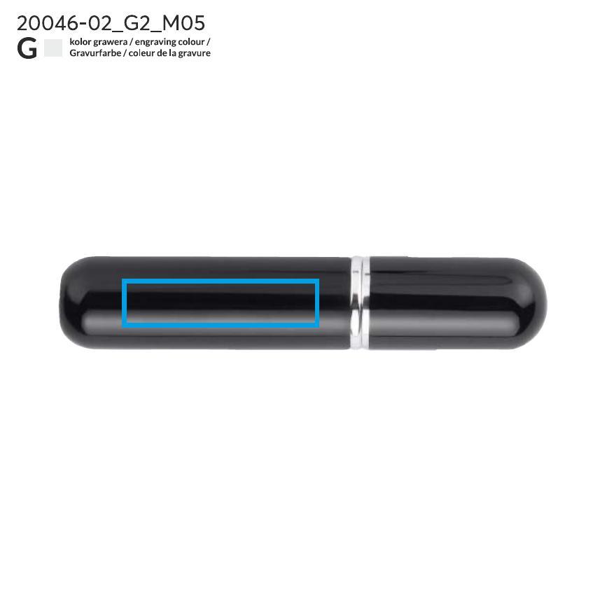 Mini perfumetka LIMA 5 ml czarny