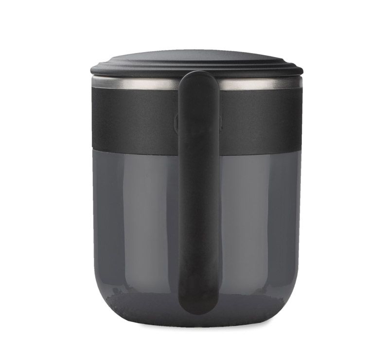 Kubek termiczny MOL 300 ml grafitowy z logo